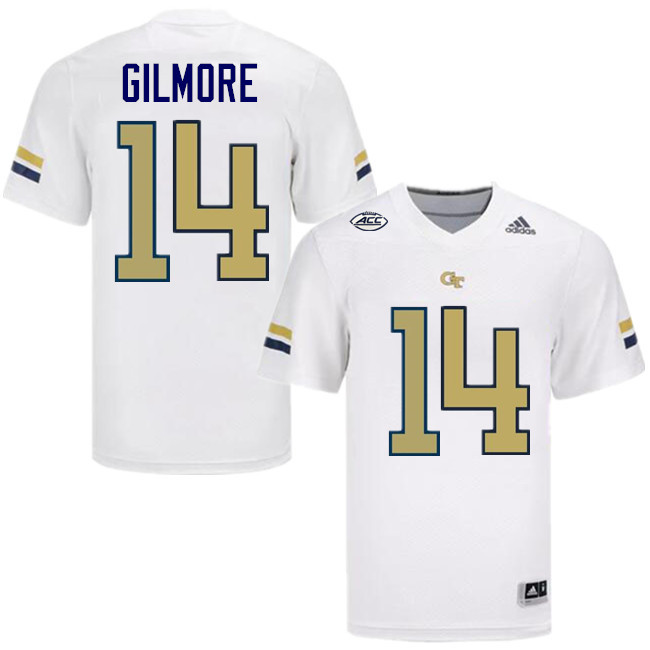 Jy Gilmore Georgia Tech Jerseys,Georgia Tech Yellow Jackets College Football Uniforms-White